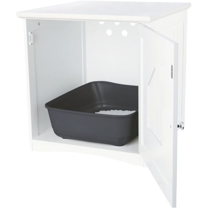 TRIXIE Toilet Cubicle - 49 x 51 x 51 cm - White
