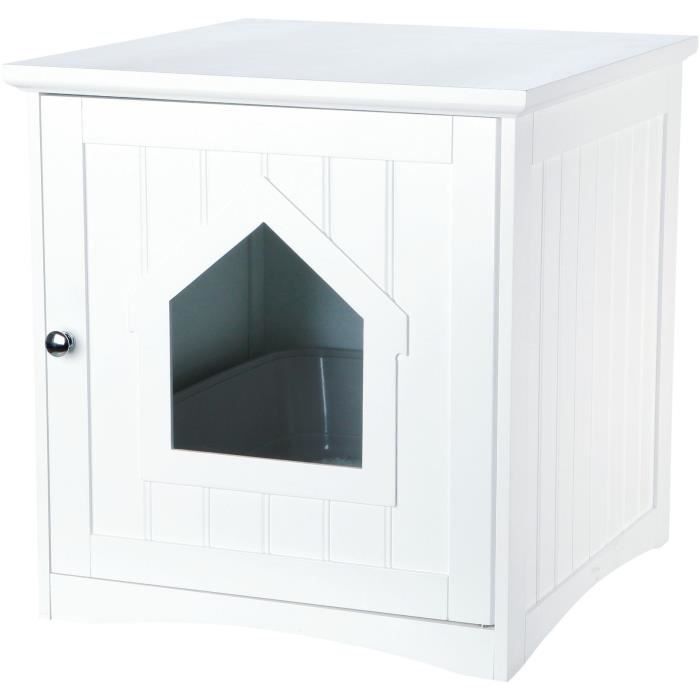 TRIXIE Toilet Cubicle - 49 x 51 x 51 cm - White