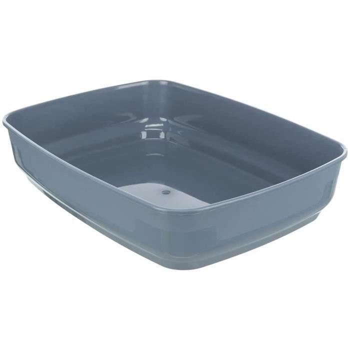 TRIXIE Delio Litter Box - Printed Gray and White - 38 × 20 × 50 cm