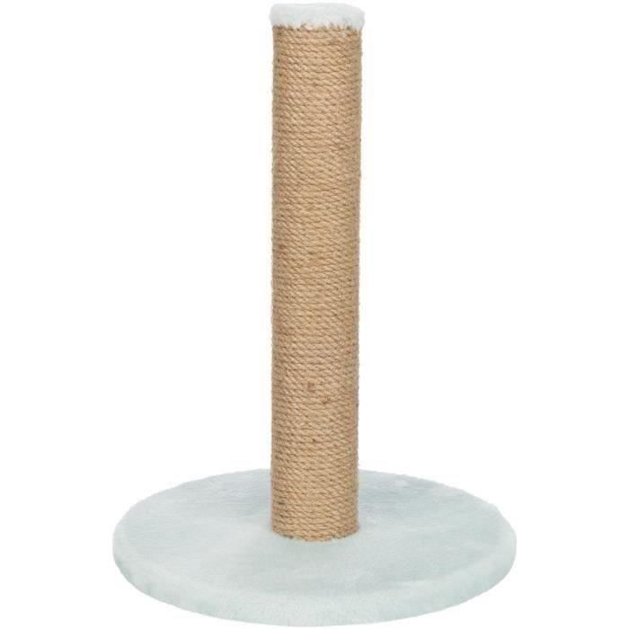 Trixie Junior Kitten Scratching Post - 30x30x42 cm - Jute and Mint Green Plush