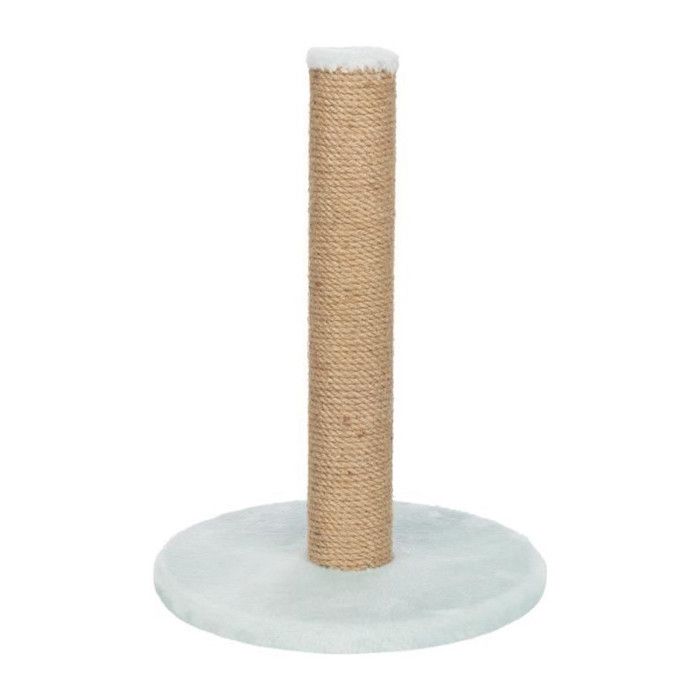 Trixie Junior Kitten Scratching Post - 30x30x42 cm - Jute and Mint Green Plush