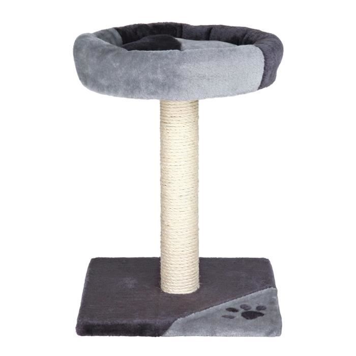 TRIXIE Tarifa Junior Cat Tree 52 cm - Grey and Black