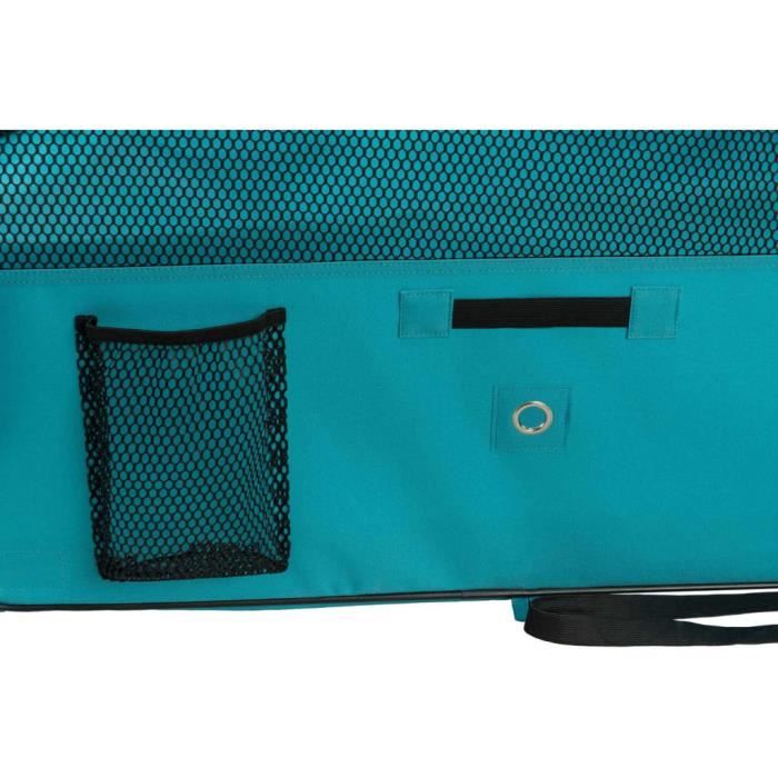 TRIXIE - Enclosure with Net/Base - ø 150 × 65 cm - Turquoise/Light Grey