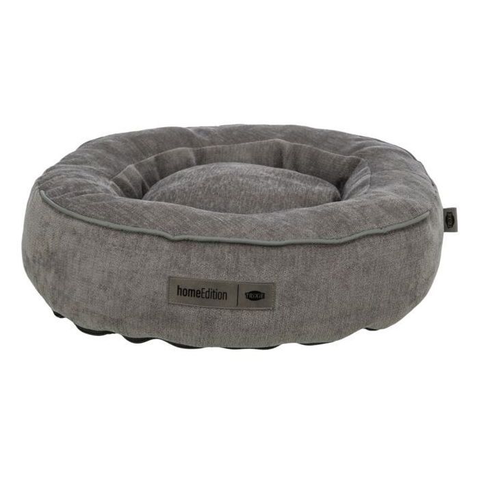 TRIXIE Dog Basket VITAL LENNOX Chenille Fabric Ø 60 cm Grey