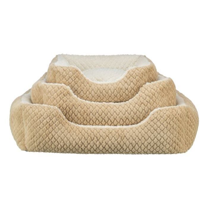 TRIXIE Dog Basket KALINE MIO 50 x 40 cm Grey/ Dusty Rose