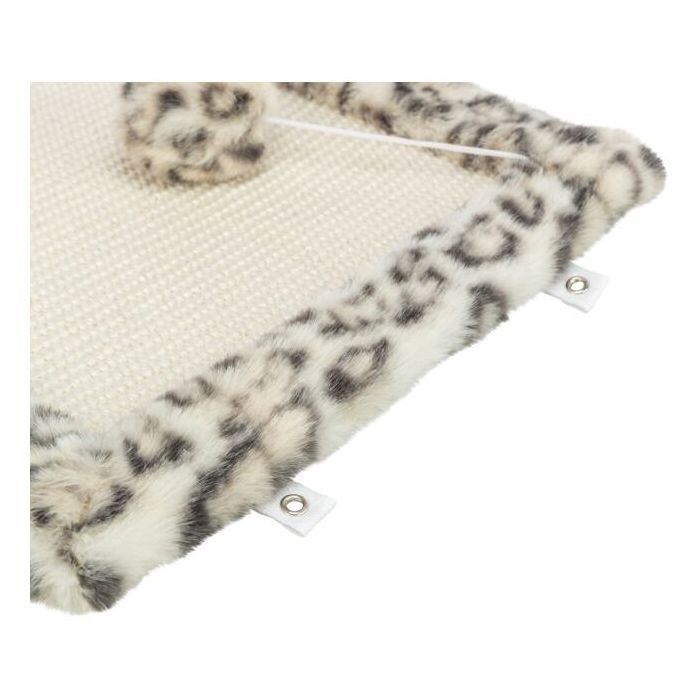 TRIXIE LEO Scratching Mat 55 x 35 cm Cream Leopard Print