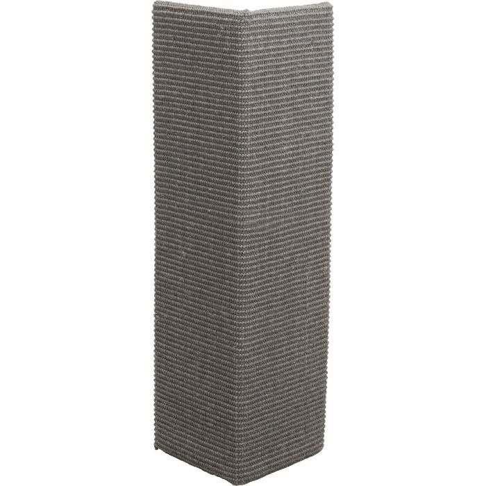 TRIXIE XXL Scratching Post for Walls/Corners 38 x 75 cm Grey