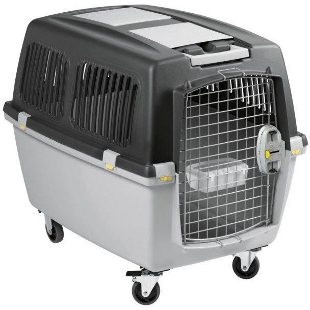 KERBL Dog Transport Box GULLIVER MEGA 70 x 50 x 51 cm Grey
