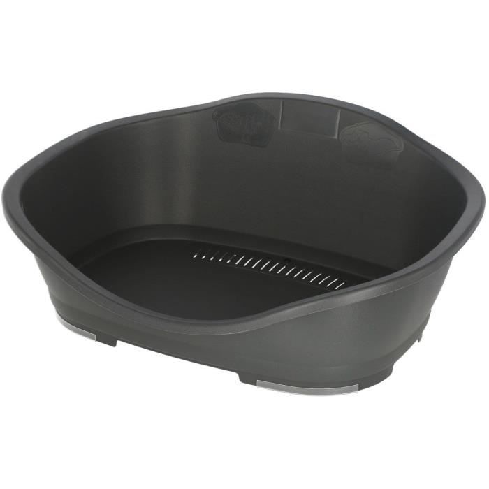 Corbeille en plastique - KERBL - Sleepers - 68,5 x 49 x 27,5 cm - Gris