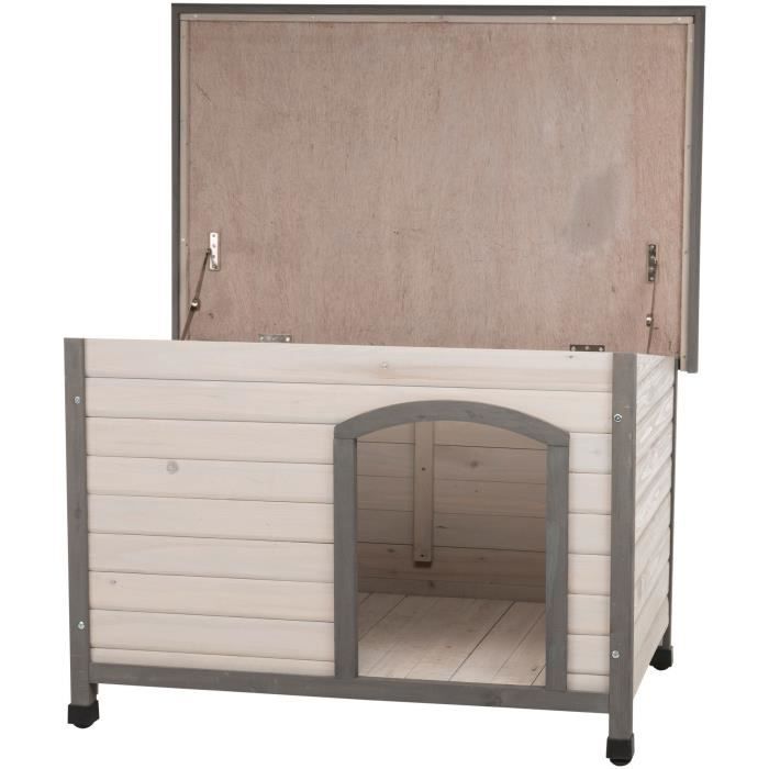 TRIXIE Natura Dog Kennel - Size M - 104x72x68cm - Classic with Flat Roof