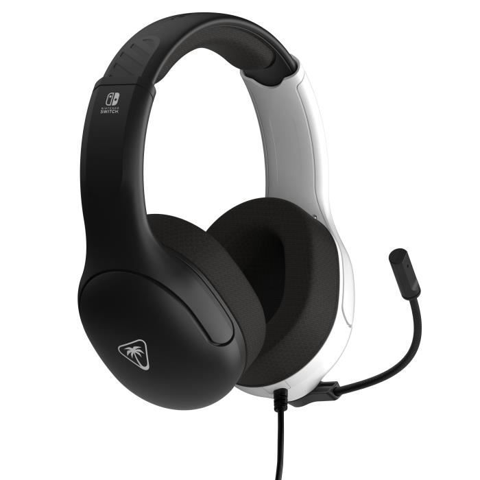 TURTLE BEACH Wired Gaming Headset - TBS-8003-05 - Airlite Fit - Nintendo Switch 2 - Black & White