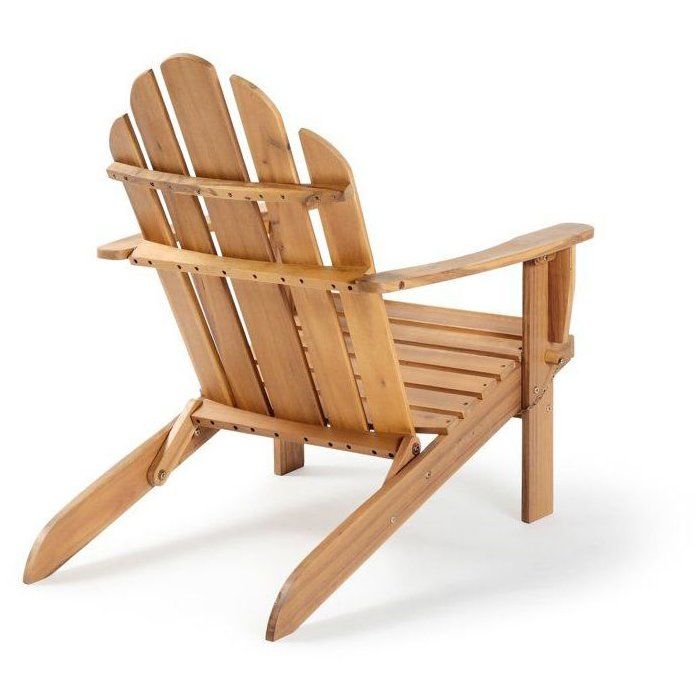 Folding Adirondack Garden Chair FSC Acacia Wood 72.5 x 89.5 x H.94 cm