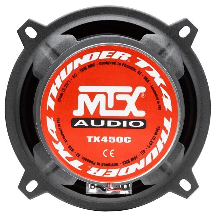 MTX TX450C 2-way 13 cm 70W RMS Coaxial Car Speakers