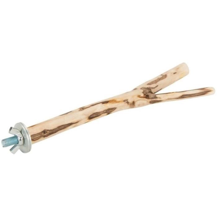 TYROL Bird Perch - Size L 30 cm - Natural Wood - For Medium Birds