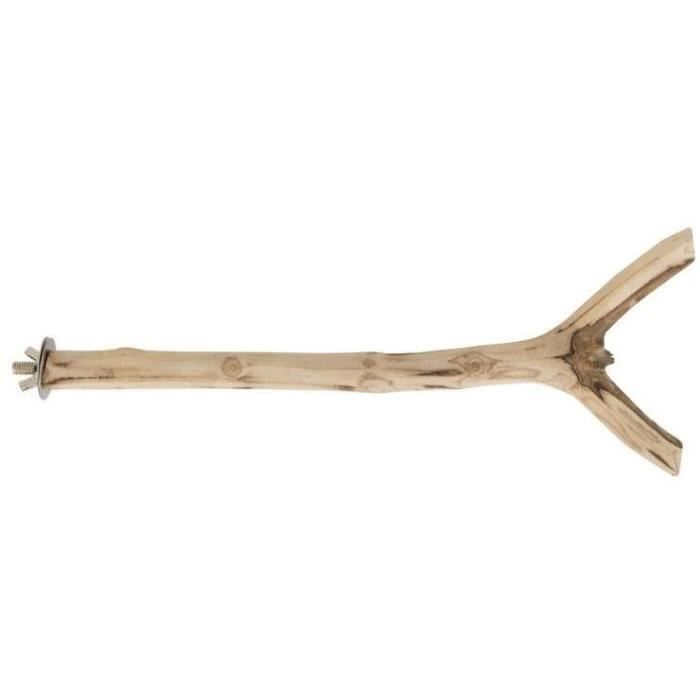 TYROL Bird Perch - Size L 30 cm - Natural Wood - For Medium Birds