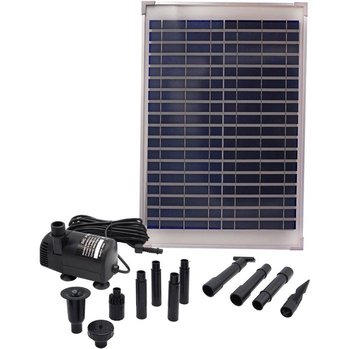 Ubbink SolarMax 1000 Fountain Pump - Flow Rate 1350 l/h 580mA