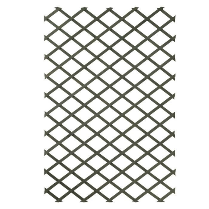 Nature Expandable Wooden Trellis 50x150 cm FSC 18x6 mm Slats Green