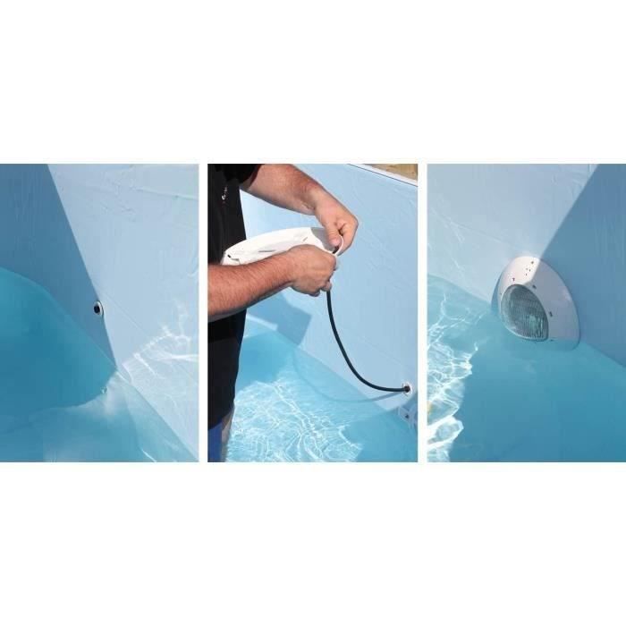 UBBINK 350W White LED Spotlight for Wooden Pools - IP68 12VAC/50Hz