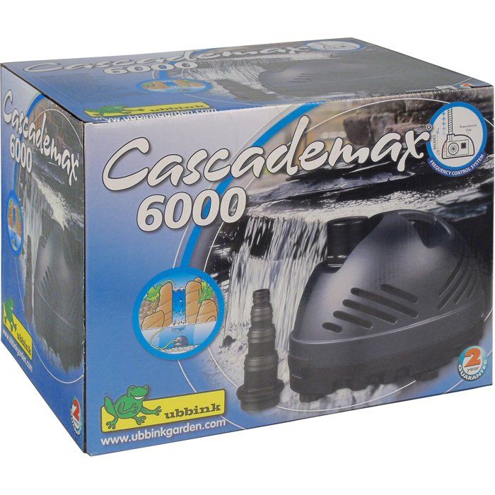 Waterfall Pump - UBBINK - Cascademax 6000 - 6600 l/h - 4 m Head