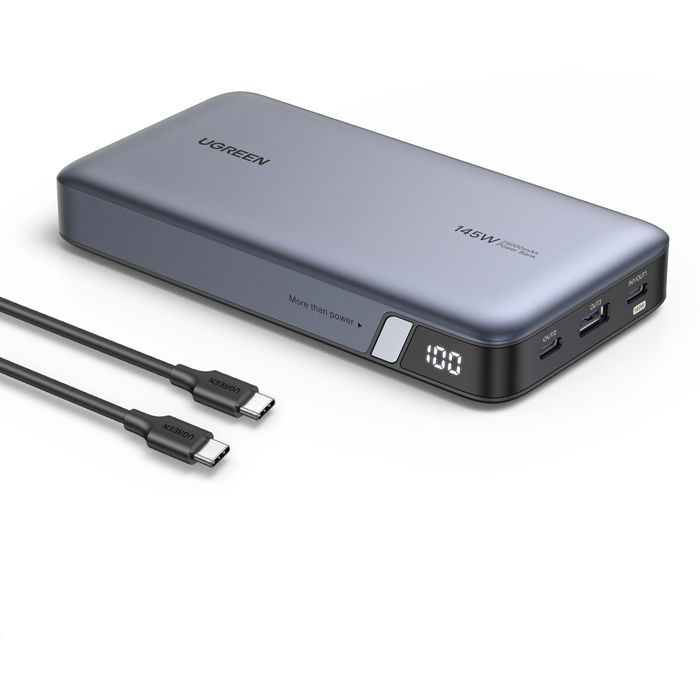 UGREEN External Battery - 25,000 mAh - 145W - Gray