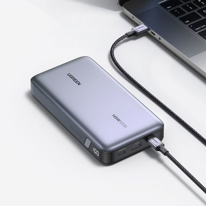 UGREEN External Battery - 25,000 mAh - 145W - Gray