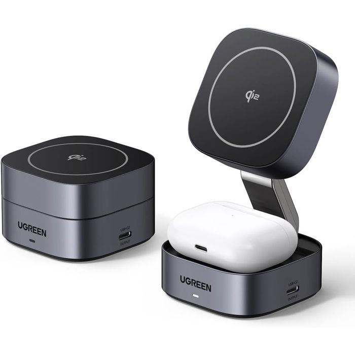 UGREEN 2-in-1 Charging Station - Compatible with MagSafe - 15W