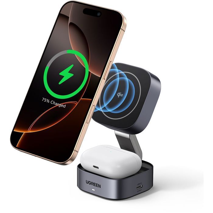 UGREEN 2-in-1 Charging Station - Compatible with MagSafe - 15W