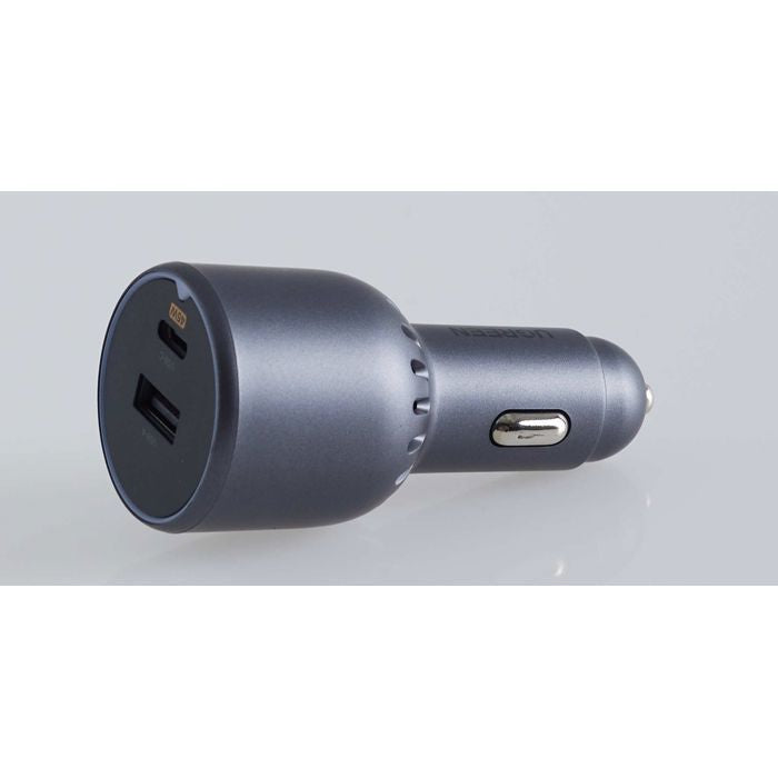 UGREEN Car Charger - 1x USB-C + 1x USB-A - 63W - Gray