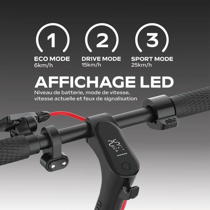 URBANGLIDE Electric Scooter - 85 Lite - 8.5 wheels - 36V - 400W - 20 km range - Disc brake - Turn signals -