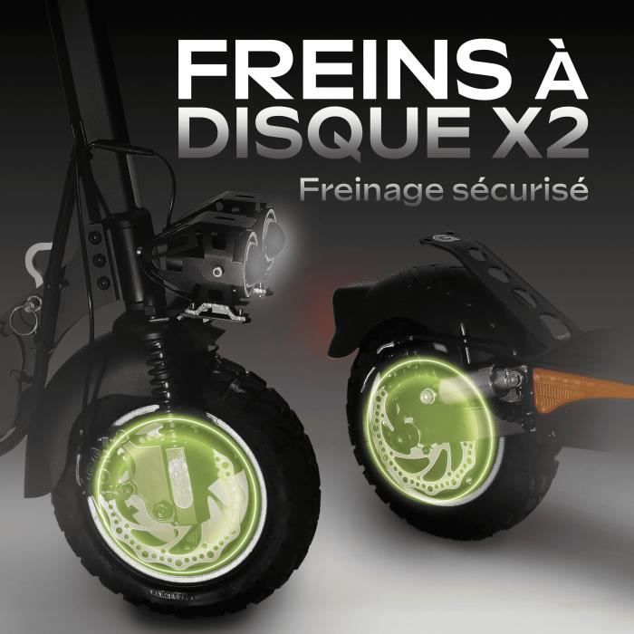 URBANGLIDE All-terrain Electric Scooter - ECROSS PRO 2 - 10 - 48V - 800 W - 13Ah - Range 50KM