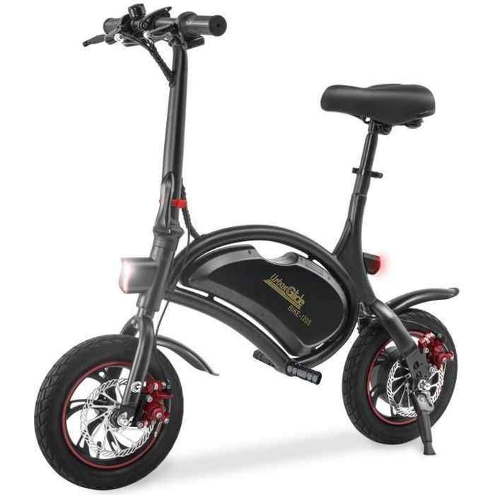 URBANGLIDE Electric Balance Bike - BIKE 120S - 350 W - 12'' - Adult - Foldable - Black