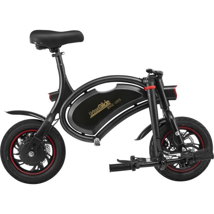 URBANGLIDE Electric Balance Bike - BIKE 120S - 350 W - 12'' - Adult - Foldable - Black