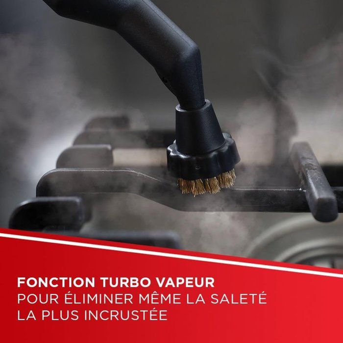 POLTI VAPORETTO Pro 95 Turbo Flexi - Multi-surface Steam Cleaner - 1100W - 1.3 L - 14 Accessories