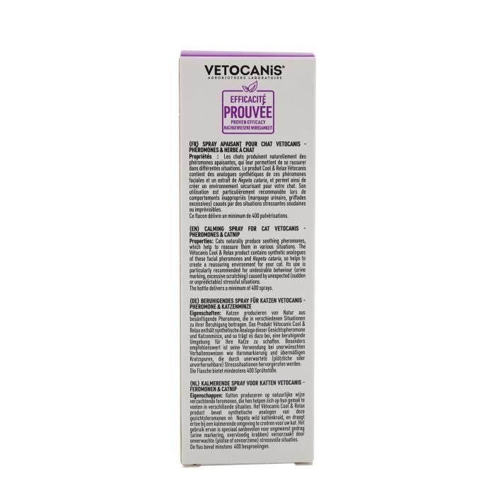 VETOCANIS Anti-Stress Spray - Soothing for Cats