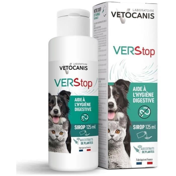 Digestive Hygiene Aid Syrup - VETOCANIS - VERSTOP - For Dogs and Cats - 125 ml