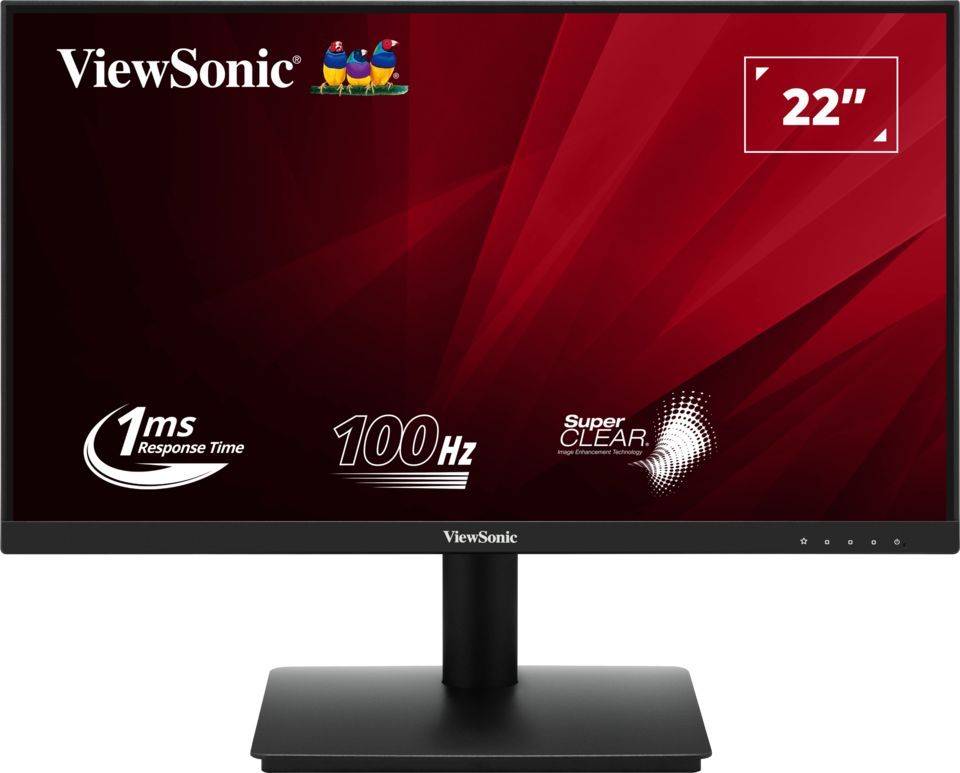VIEWSONIC PC Monitor - 22" - FHD - 100Hz - VA Panel - 1ms - VA220-H