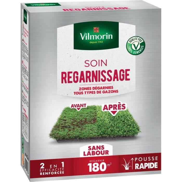 VILMORIN Universal Lawn Care and Overseeding Seed - 2 in 1 - 3 kg