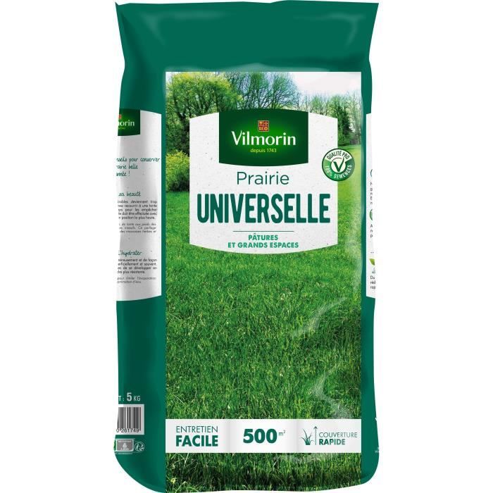 VILMORIN Universal Pasture Seed - 5 kg - Covers 500 m²