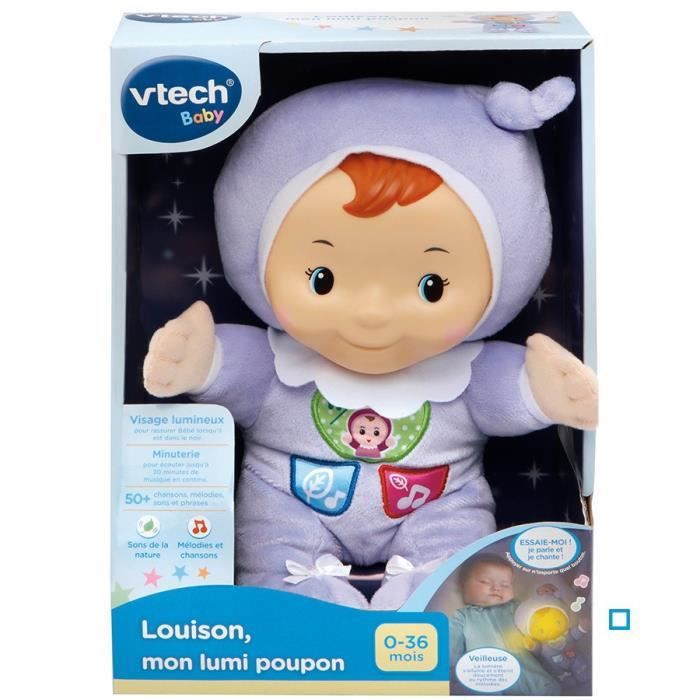 VTECH BABY Louison My Light-Up Baby Doll - Musical and Talking Companion