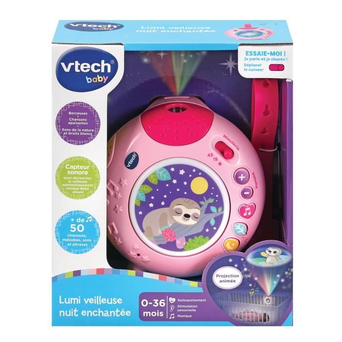 VTECH BABY - Lumi Enchanted Night Light - Pink - 3 Months+