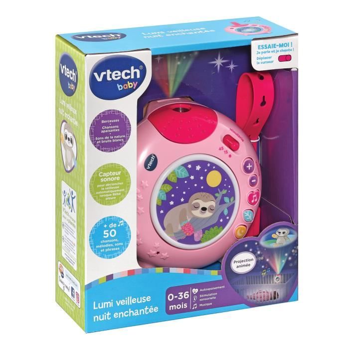 VTECH BABY - Lumi Enchanted Night Light - Pink - 3 Months+