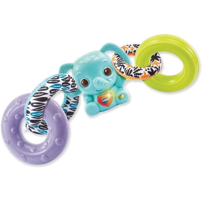 VTECH BABY - Play Green - Nino Stacking Elephant 3 in 1 - Bio-Sourced Plastic