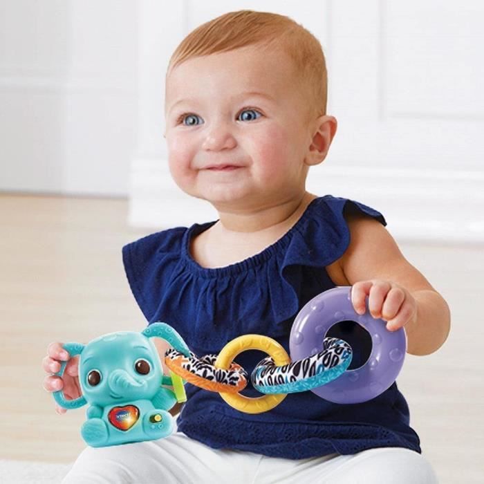 VTECH BABY - Play Green - Nino Stacking Elephant 3 in 1 - Bio-Sourced Plastic