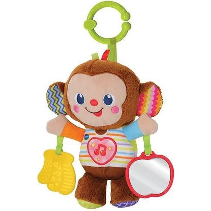 VTECH BABY Early Learning Toy - Noah, Little Activity Monkey Rattle for 3-36 Months
