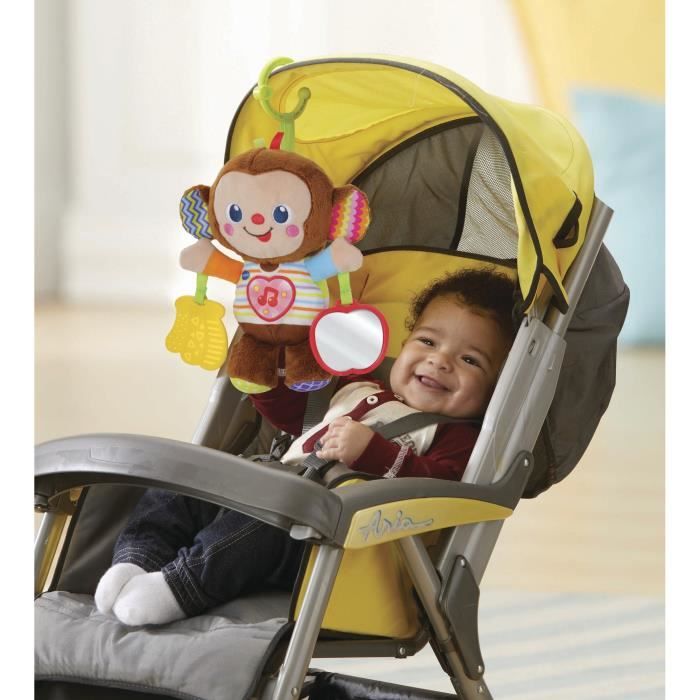 VTECH BABY Early Learning Toy - Noah, Little Activity Monkey Rattle for 3-36 Months