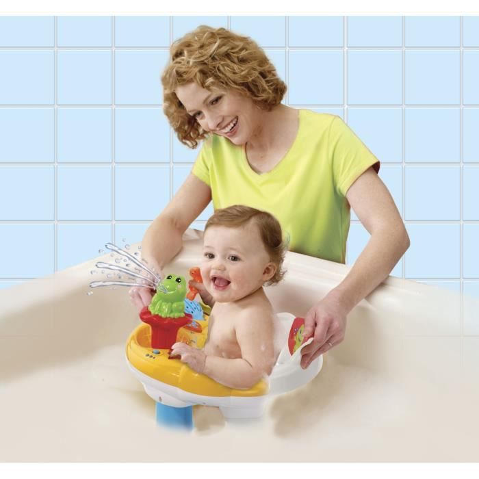 VTECH BABY - Bath Toy - Super Interactive 2-in-1 Bath Seat