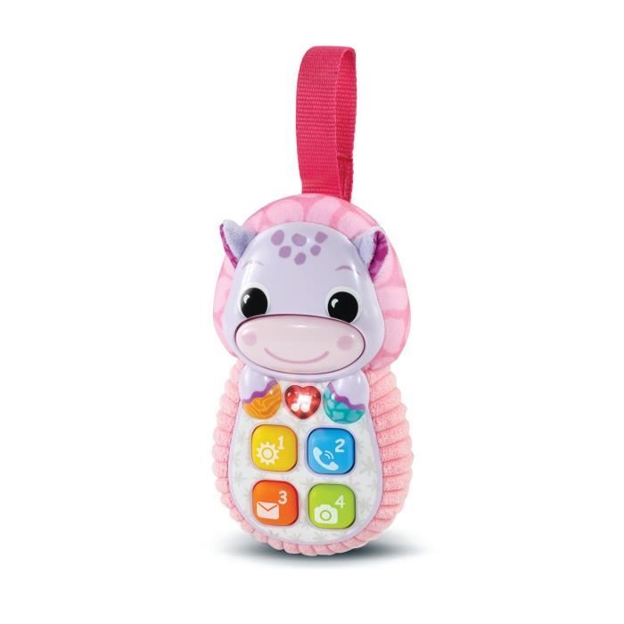 VTECH-ALLO BABY TOUDOUX Pink Interactive Phone, 6-36 Months