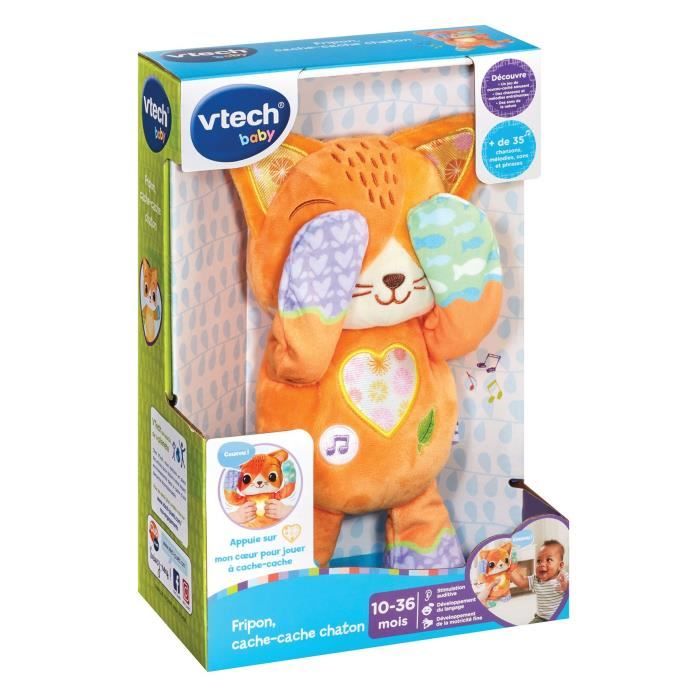 VTECH-FRIPON Hide and Seek Kitten - Interactive Toy for Babies