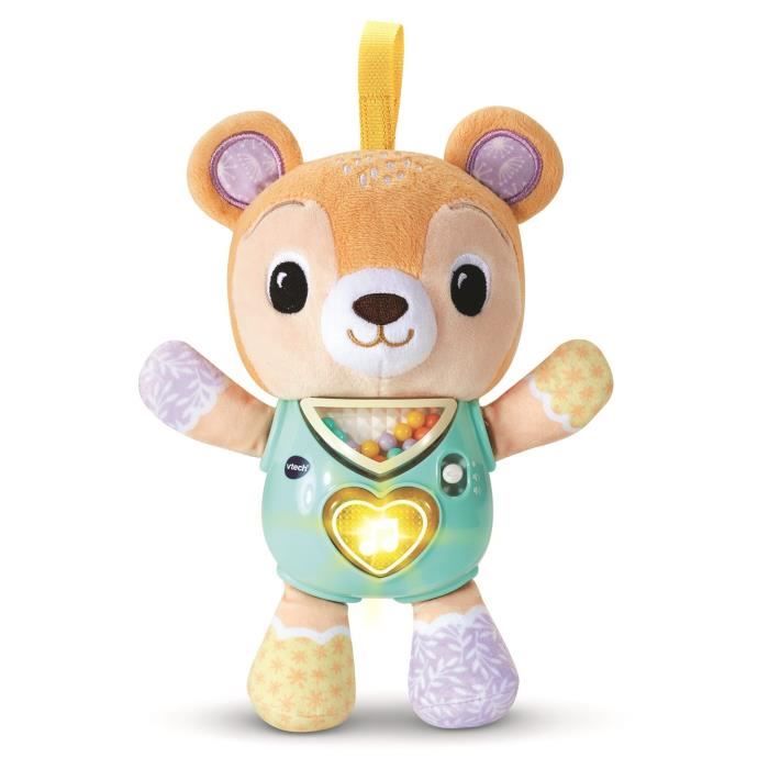VTECH-LUMI Singing Bear - Musical Fabric Rattle for Babies
