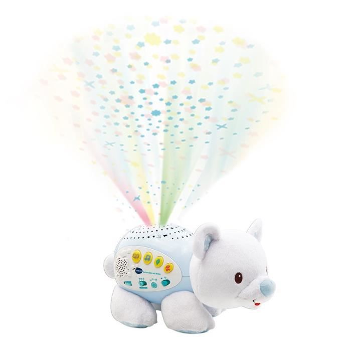 VTECH BABY Starry Night Sleeping Bear - Musical Nightlight for Babies 0-6 Years